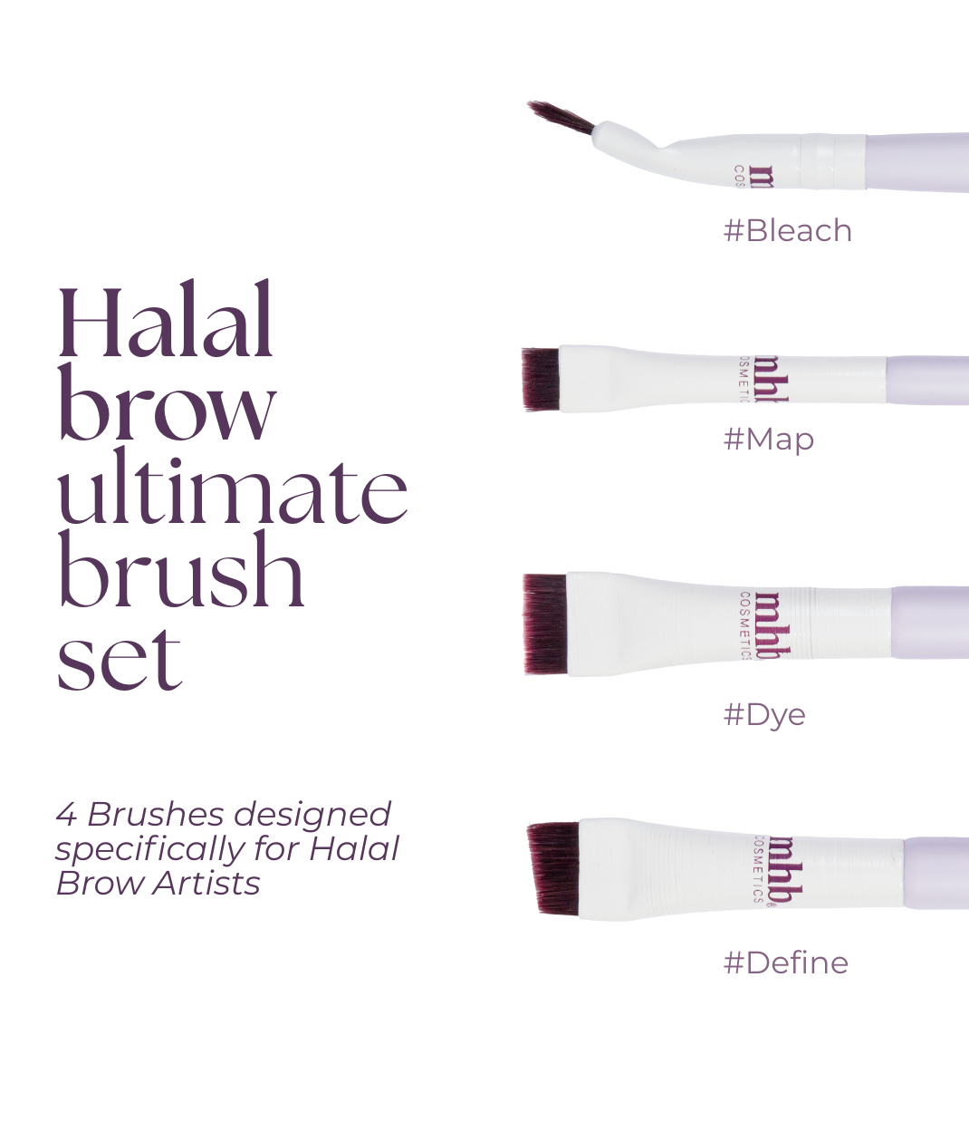 Ultimate halal brow bleaching set